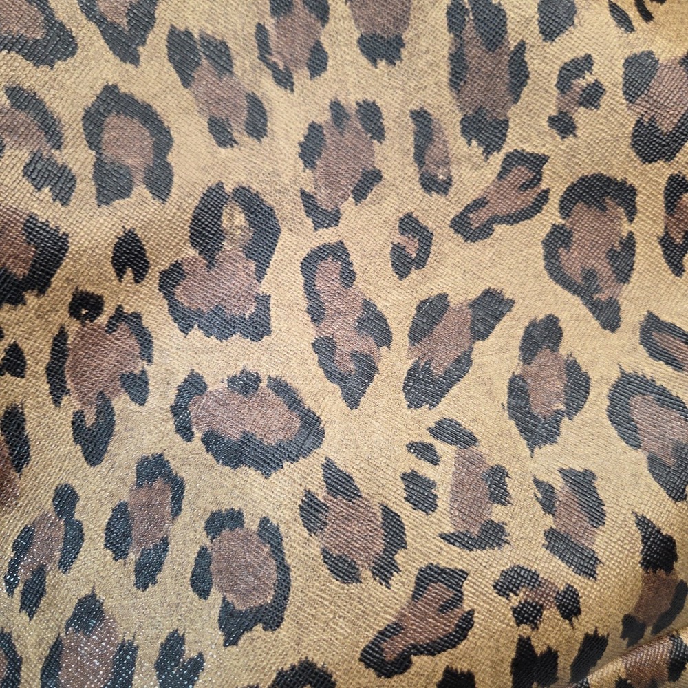 Lauren Ralph Lauren Caldwell Leopard Shopper Tote Bag Designer Handbag Purse - Picture 11 of 16